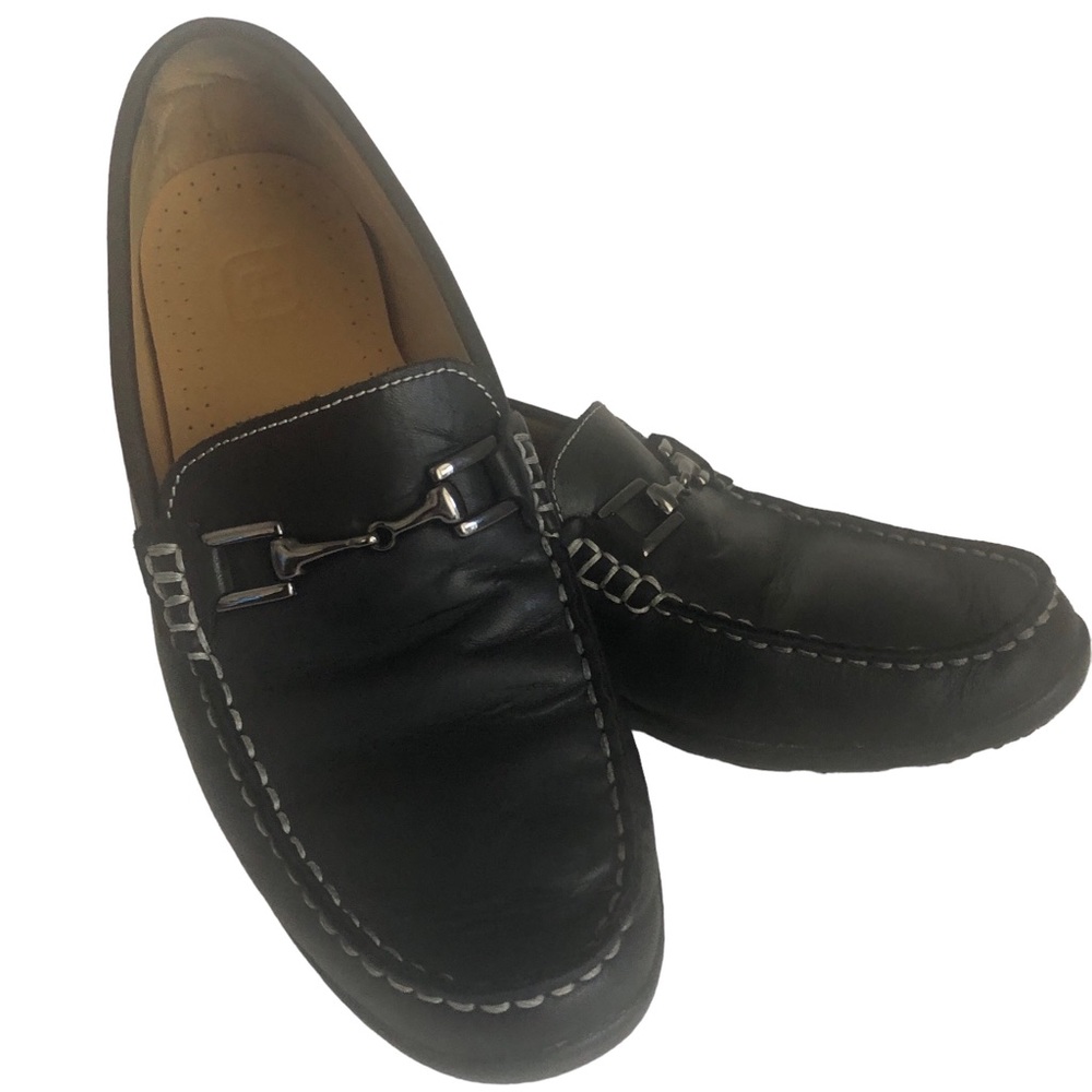 FootJoy Club Casual Leather Slip-On Horsebit Loafers Shoes